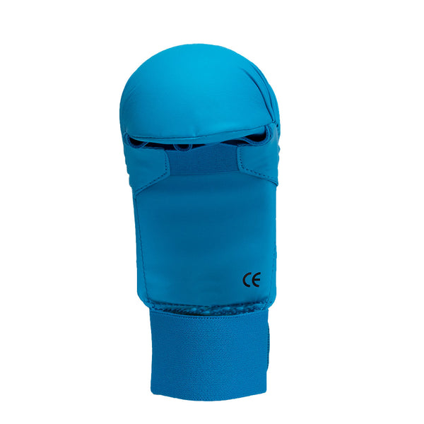 Karate Gloves - WKF Approved Blue Palm View